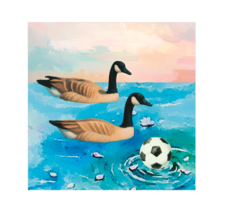 Canada Goose Soccer Sticker