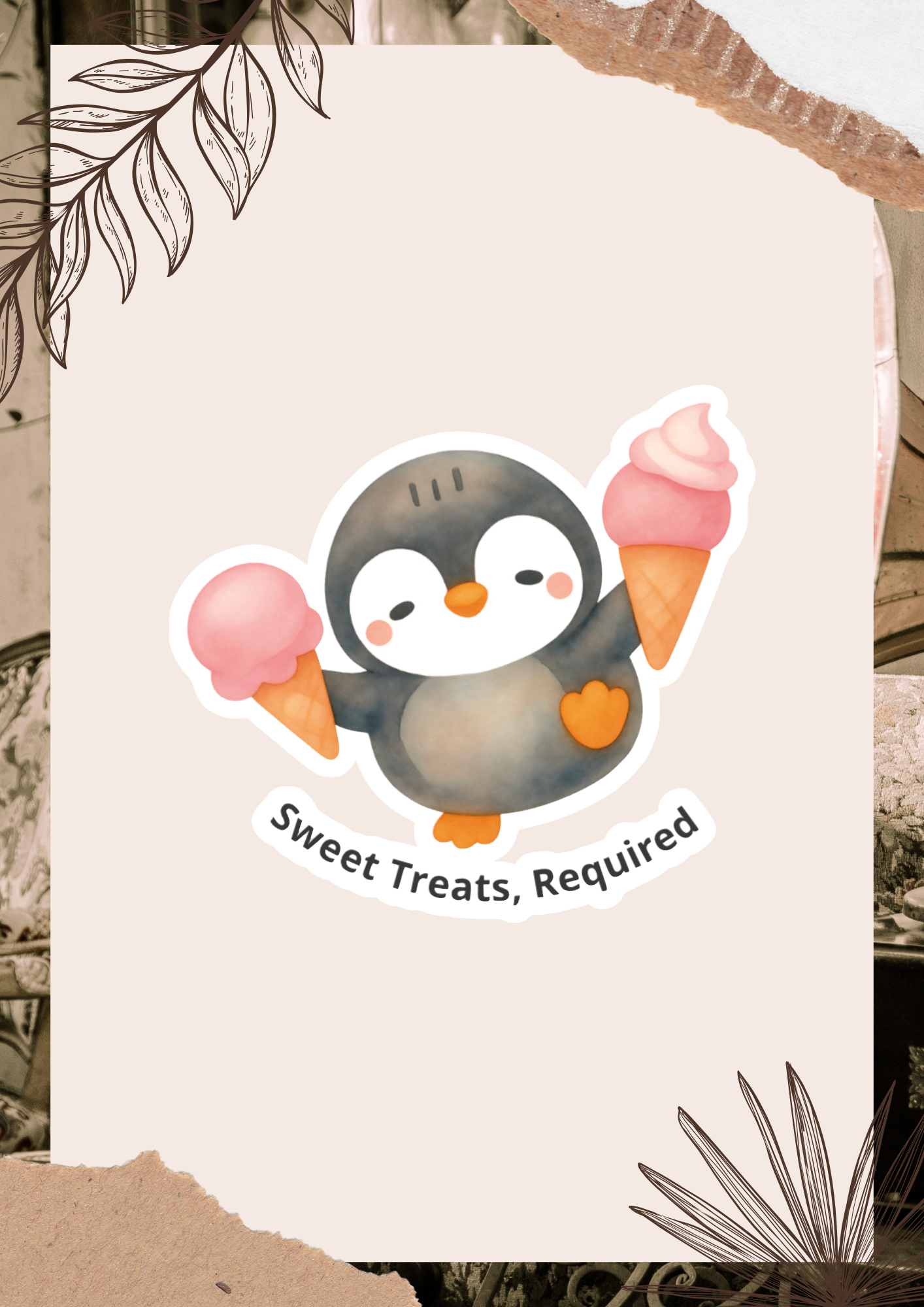 Sweet Treats, Required | Die-Cut sticker