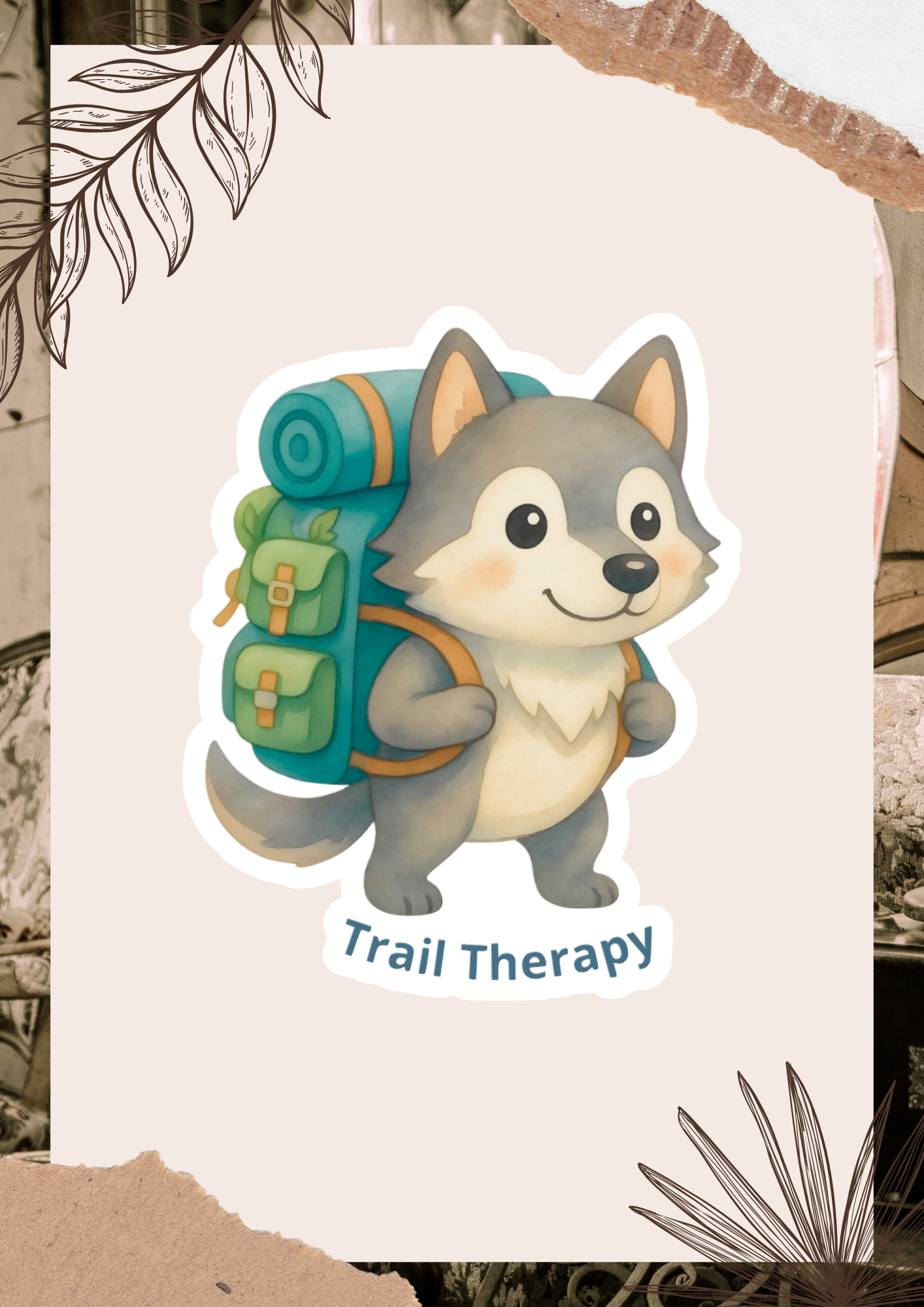Trail Therapy | Die-Cut Sticker