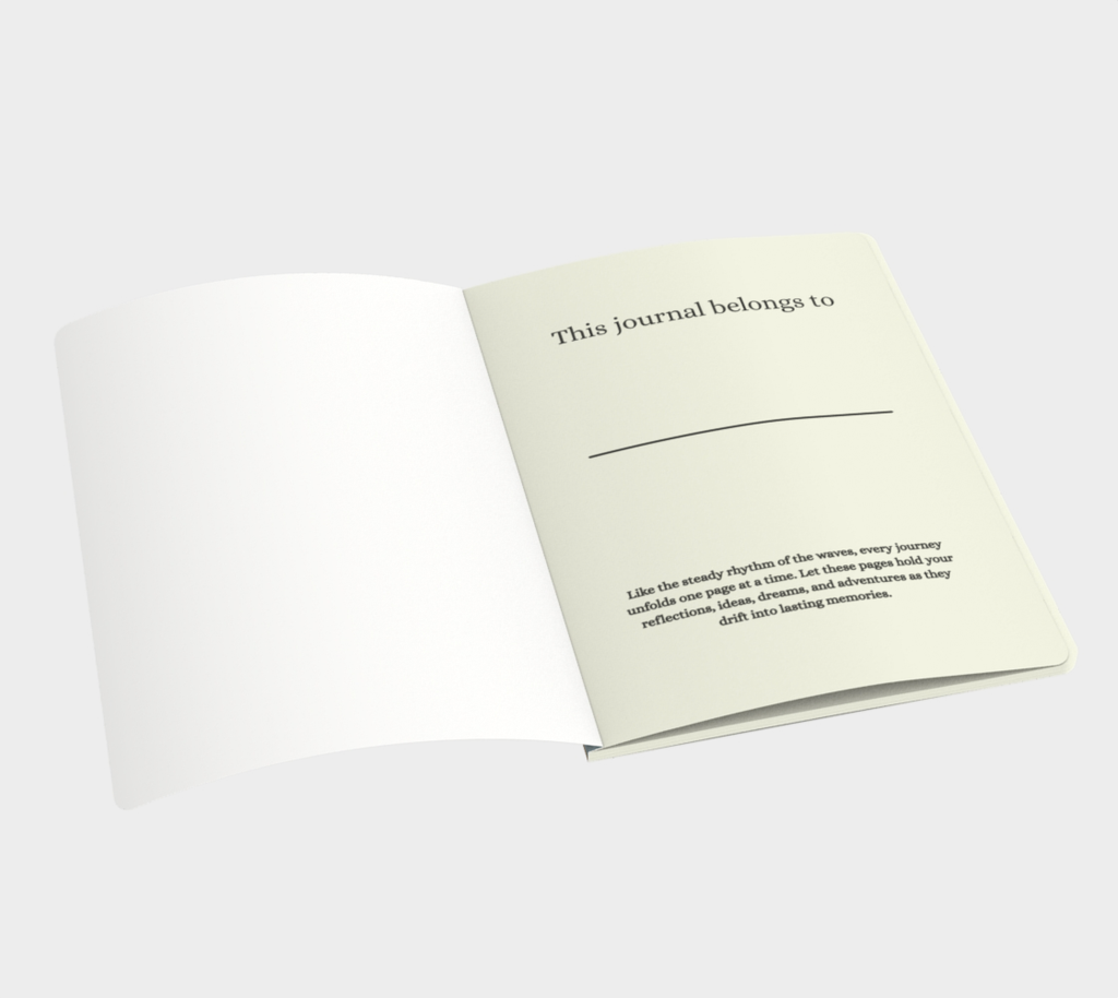 Iceberg Coast Journal | Canadian Coastal Adventure Notebook |  Bullet, Lined or Blank