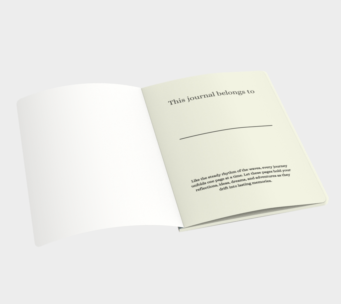 Iceberg Coast Journal | Canadian Coastal Adventure Notebook |  Bullet, Lined or Blank