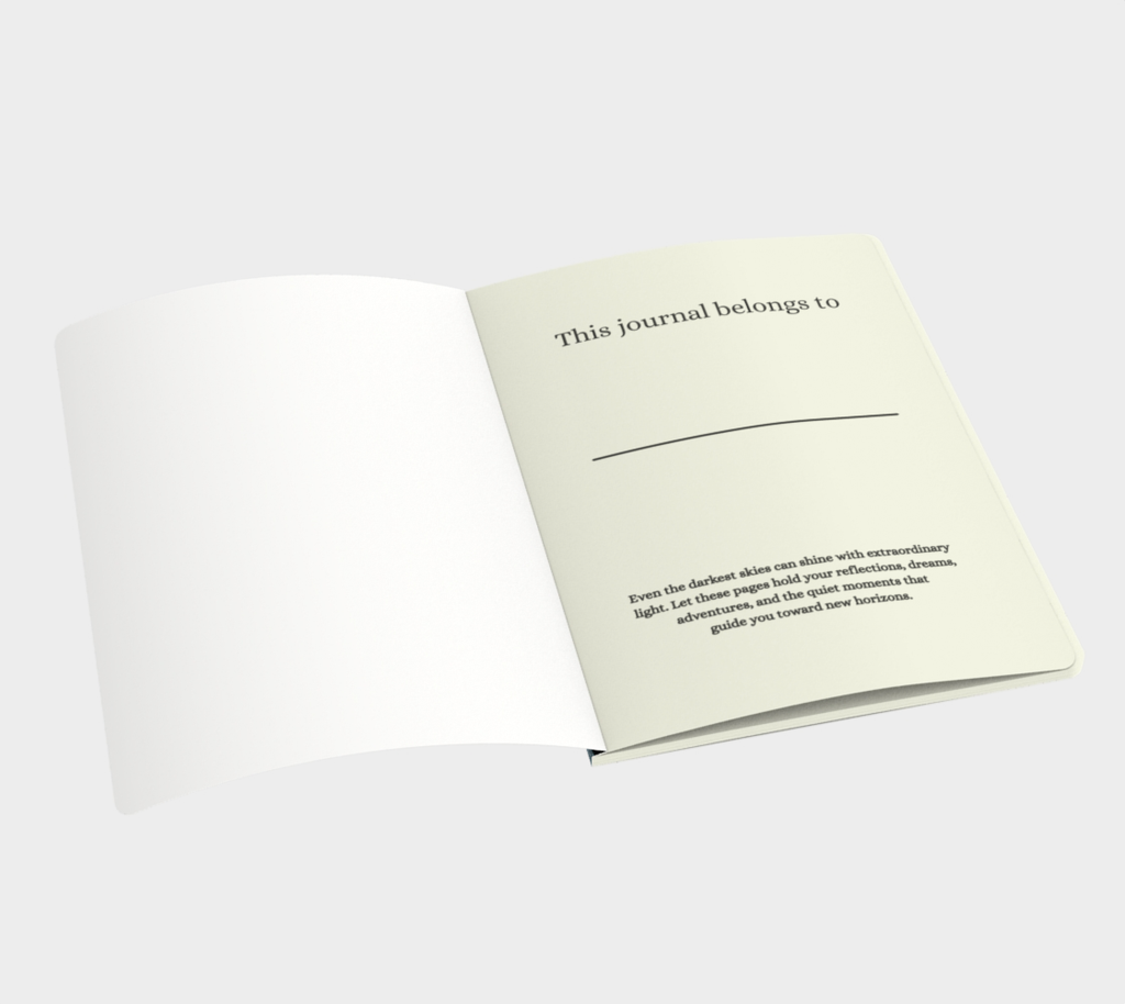 Northern Lights Journal | Aurora Borealis Nature Notebook |  Bullet, Lined or Blank