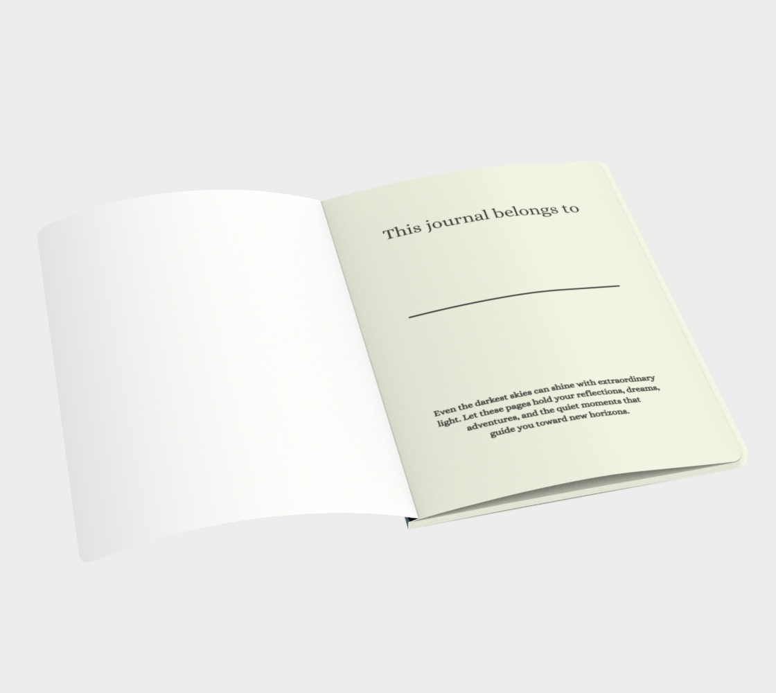 Northern Lights Journal | Aurora Borealis Nature Notebook |  Bullet, Lined or Blank