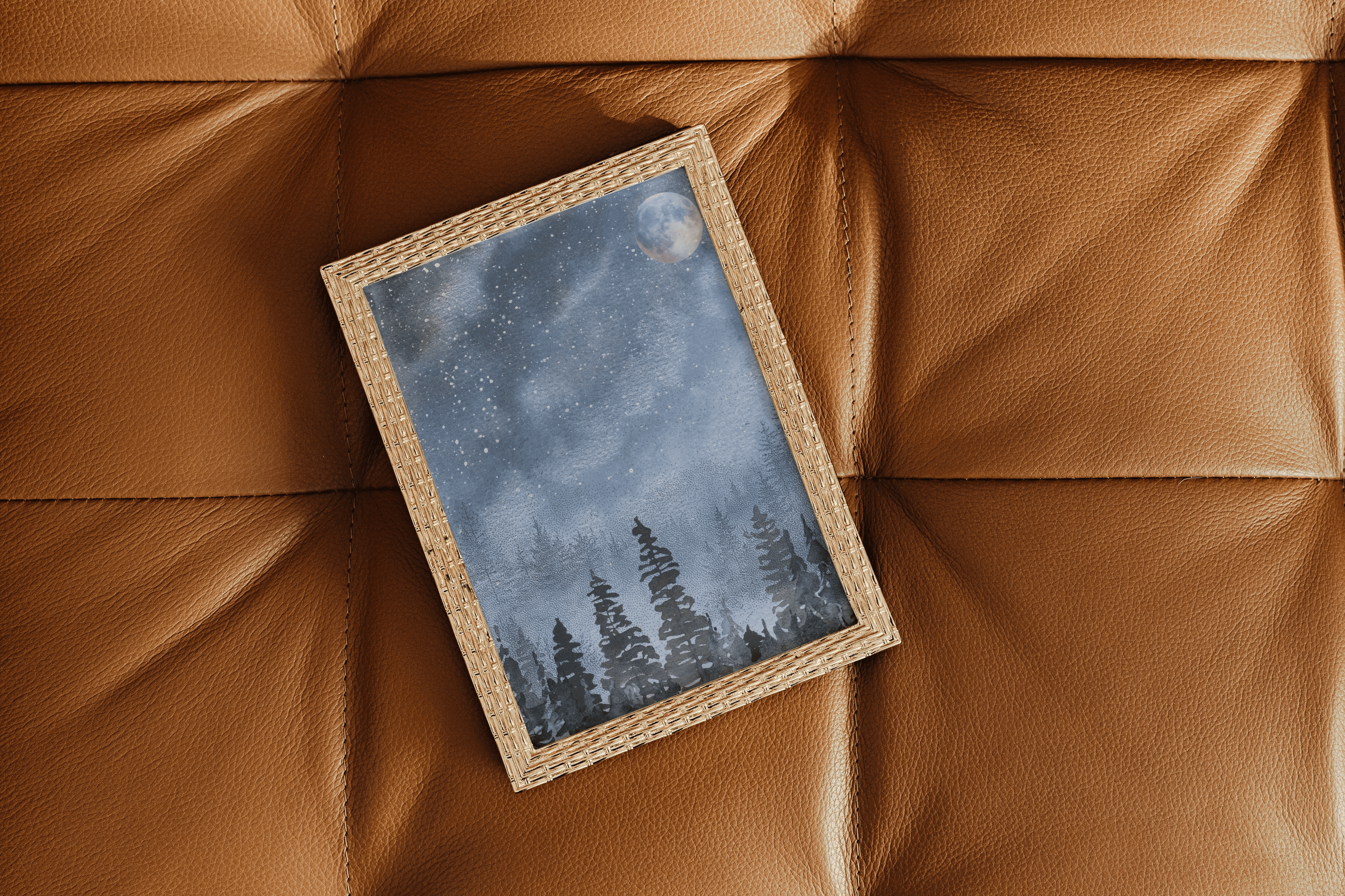 Moonlit Pines | Canadian Wilderness Fine Art Print