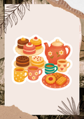 Afternoon Tea Party Sticker