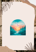 Forest Owl Watercolor Sticker | Canadian Wilderness