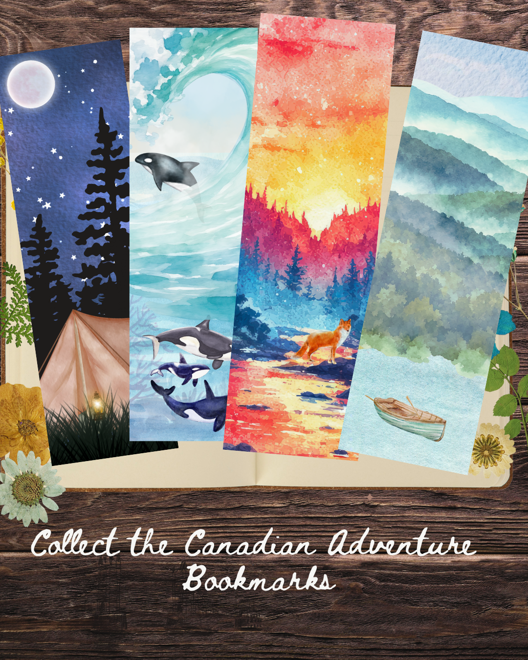 Autumn Fox Bookmark | Canadian Adventure Collection
