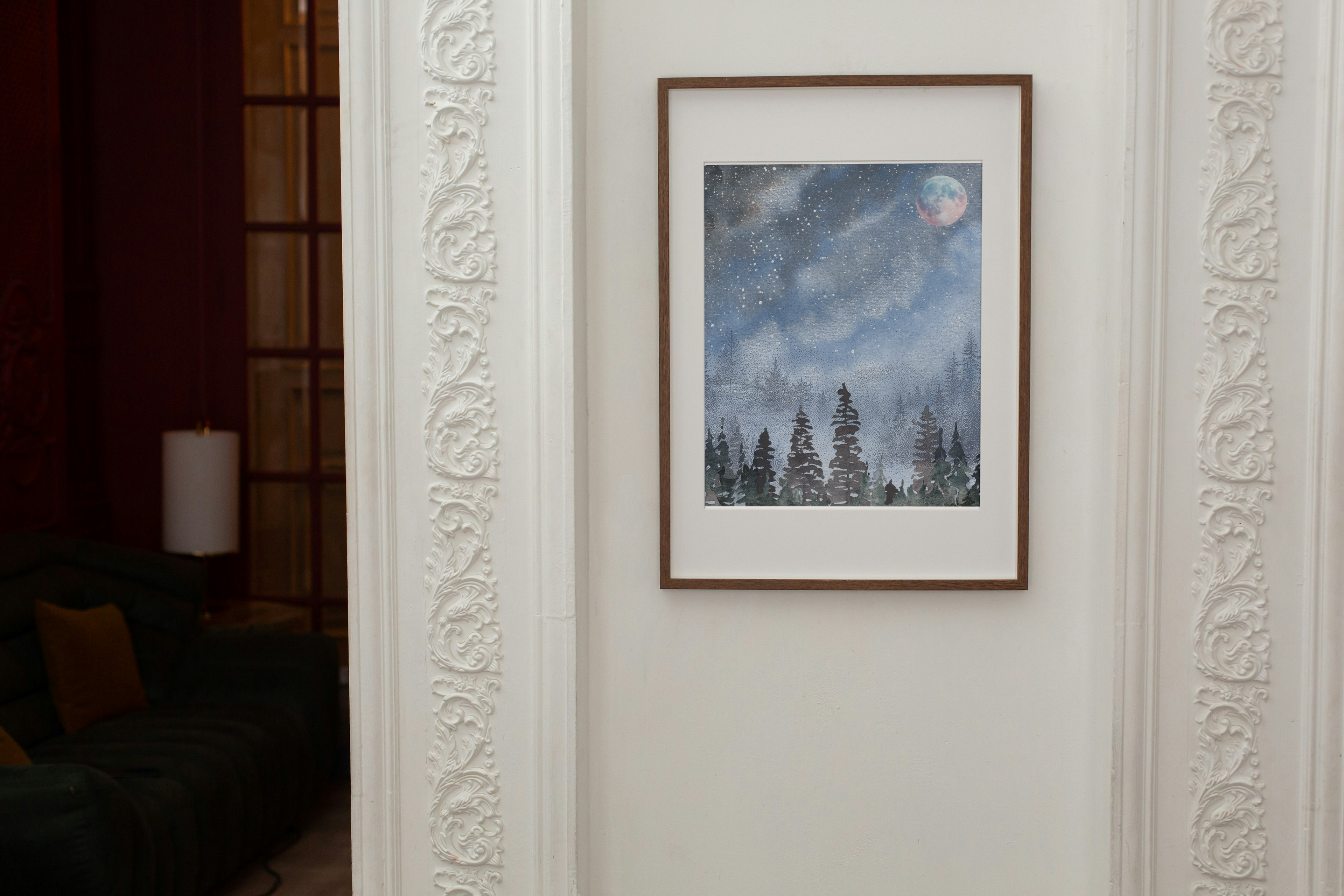 Moonlit Pines | Canadian Wilderness Fine Art Print