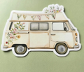 Vintage Camper Van Waterproof Vinyl Sticker