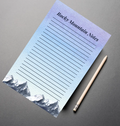 Rocky Mountain Notepad: 5x7 Lined Eco-Friendly Stationery