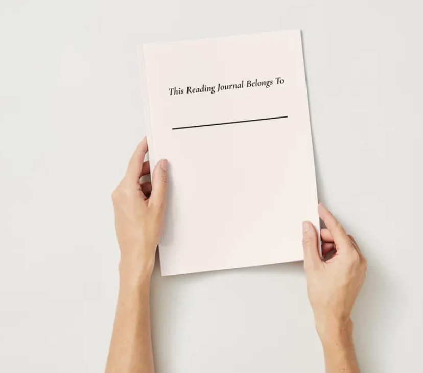 Evening Reading Journal | Cozy Reading Log | 4×6
