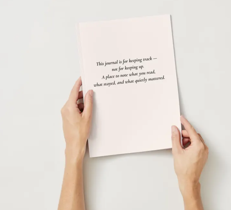Evening Reading Journal | Cozy Reading Log | 4×6