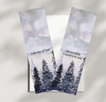 At the Edge of Night Bookmark | Moody Forest Bookmark