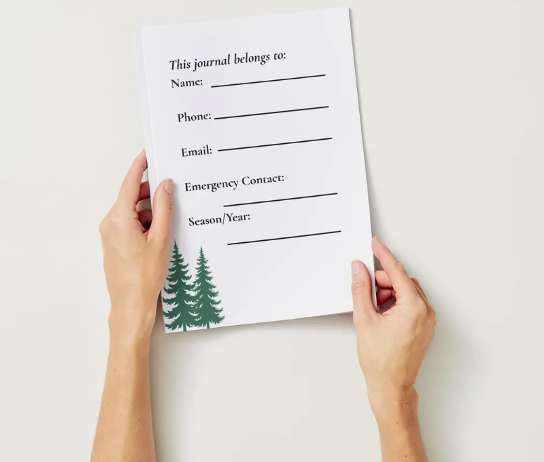 Hiking Journal | Trail & Adventure Log | 4×6