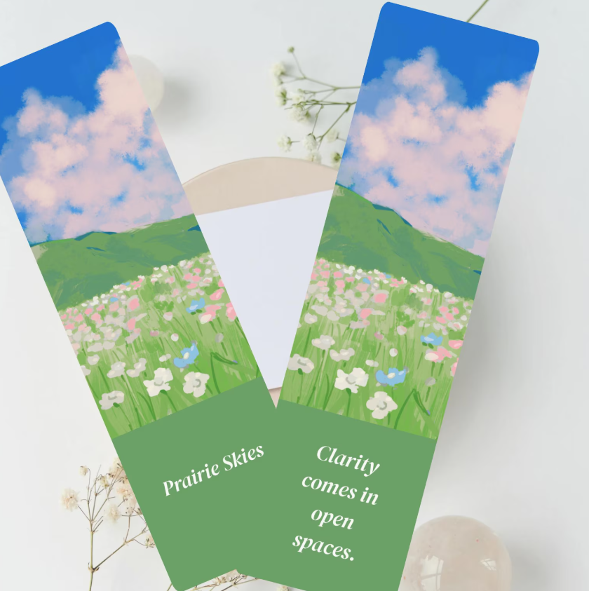 Canadian Landscape Bookmarks| Eco Recycled Matte | Bookish Gift | 2x7 Rounded | Nature Bookmark Set