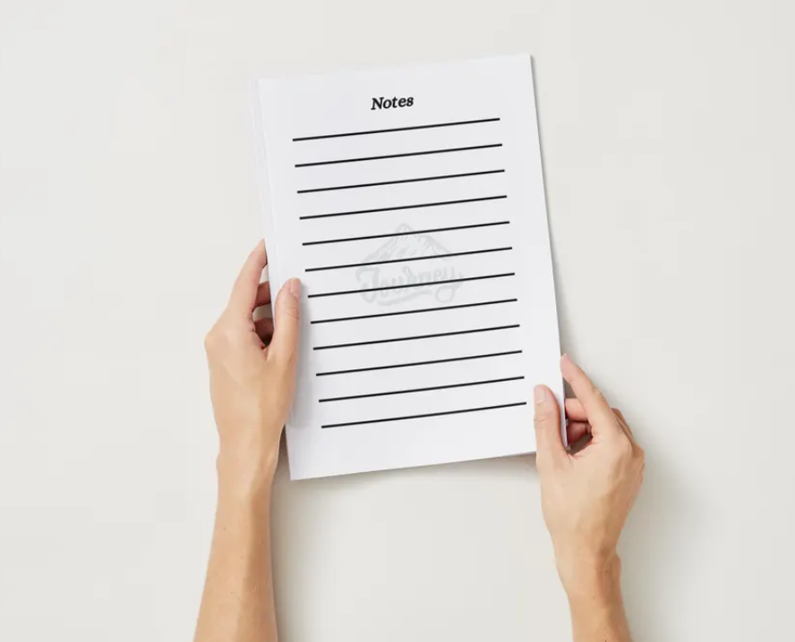 Hiking Journal 4×6 | Compact Trail Log Book | Minimal Outdoor Journal for Hikers or Walkers