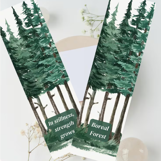 Boreal Forest Weekly Ritual Kit | Wellness Planner & Habit Tracker