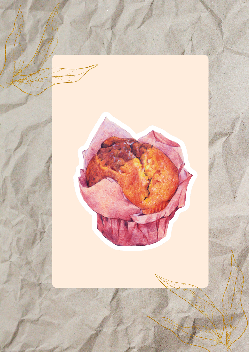 Blueberry Muffin Sticker