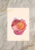 Blueberry Muffin Sticker