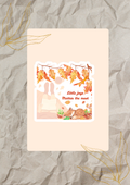 "Little Joys Matter the Most" Cozy Reading Fox Vinyl Sticker