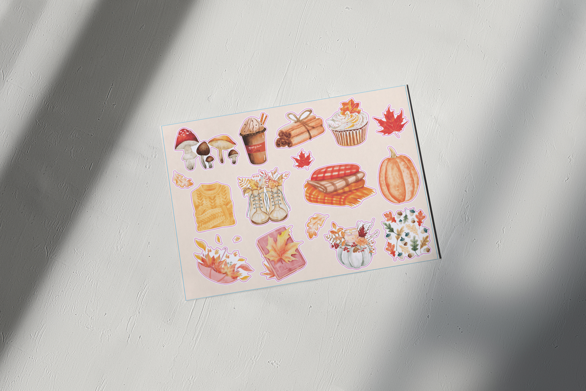 Cozy Fall Stationery Bundle – Autumn Collection Volume 2