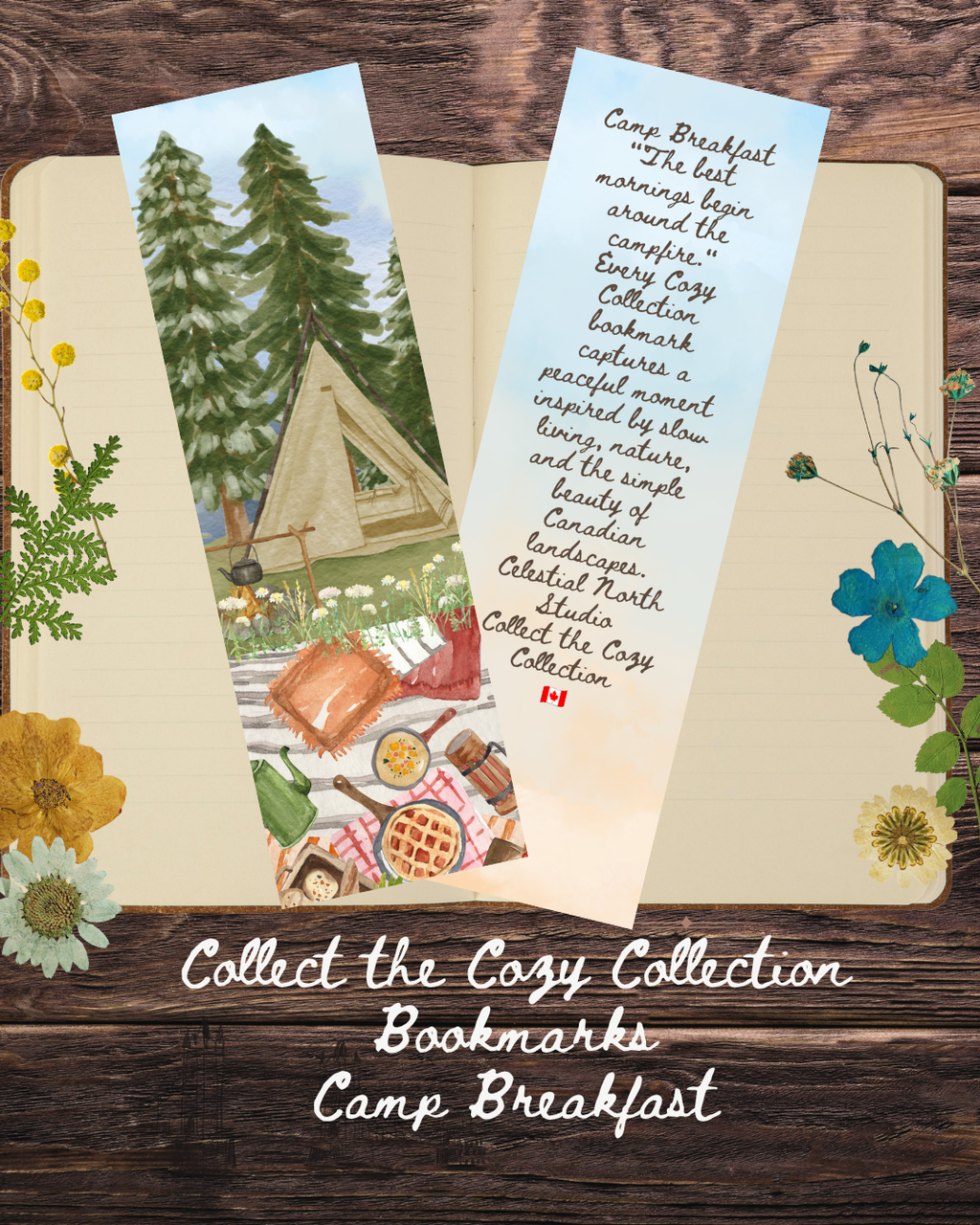 Cozy Camp Mornings Bookmark Collection