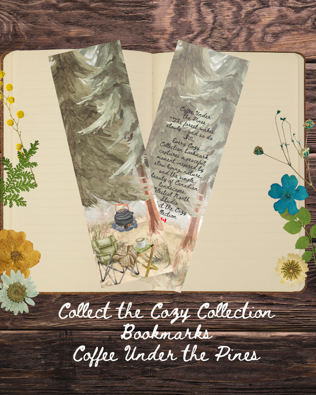 Cozy Camp Mornings Bookmark Collection