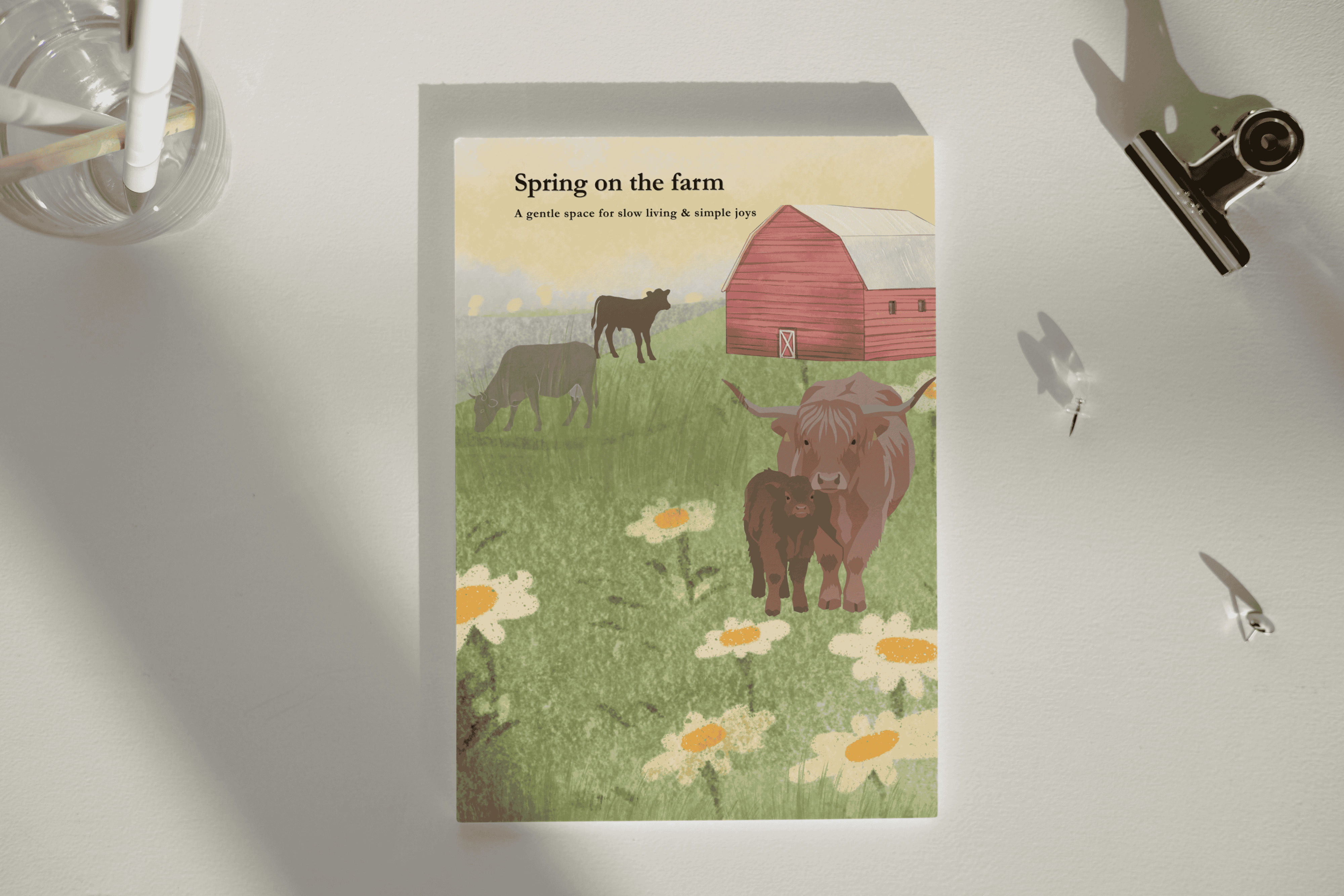 Spring Dotted Journal