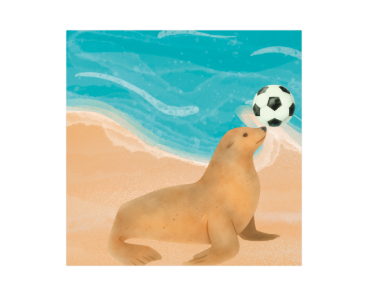 Vancouver Sea Lion Soccer Sticker